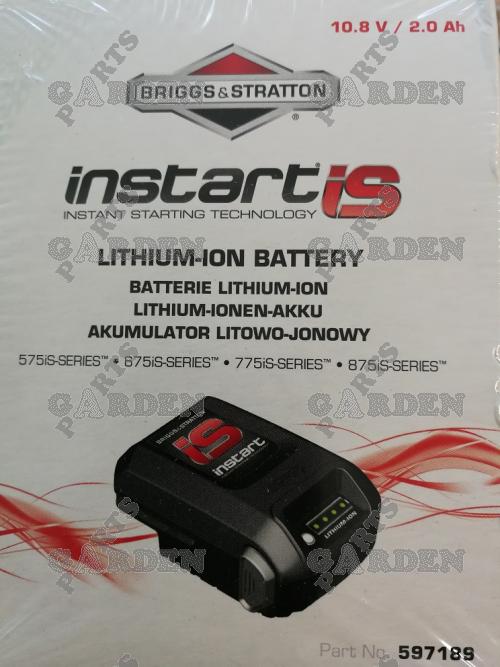 BRIGGS & STRATTON INSTART AKKUMULÁTOR 593560 (nincs további kedvezmény lehetősége) 